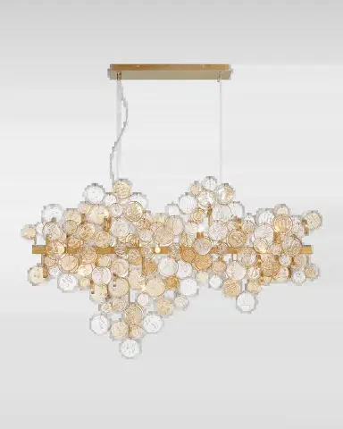 Eurofase Trento 15-Light Chandelier, 56" | Thumbnail 2