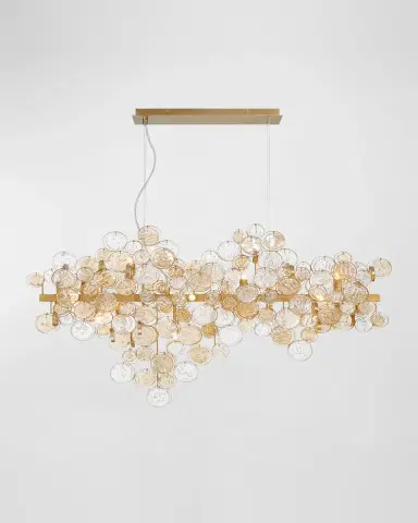 Eurofase Trento 15-Light Chandelier, 56" | Thumbnail 3