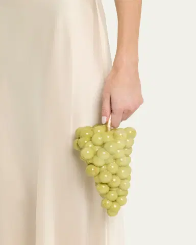 Cult Gaia Grape Acrylic Clutch Bag | Thumbnail 2