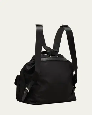 Prada Vela Medium Recycled Nylon Backpack | Thumbnail 3