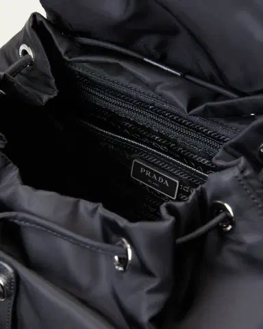 Prada Vela Medium Recycled Nylon Backpack | Thumbnail 4