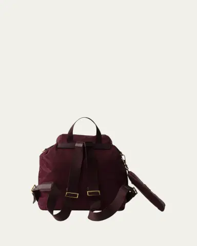 Prada Vela Medium Recycled Nylon Backpack | Thumbnail 6