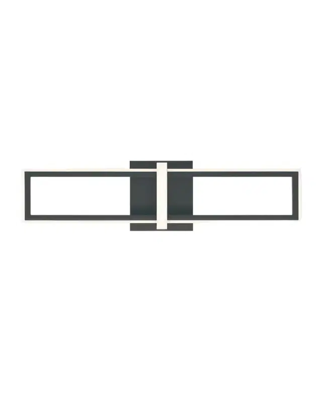 Eurofase Bordo LED Sconce in Black, 24"