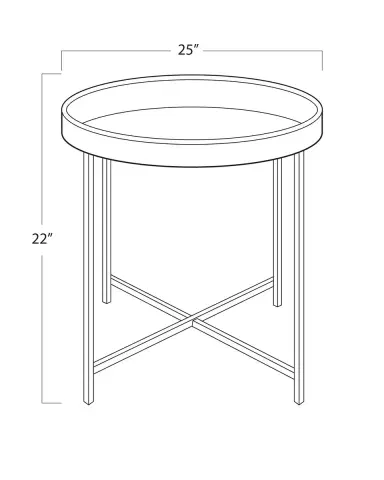 Regina Andrew Derby Leather Tray Table | Thumbnail 5 Regina Andrew Derby Leather Tray Table | Thumbnail 5
