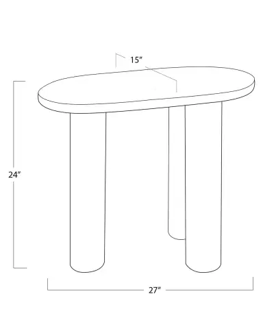 Regina Andrew Gabrielle Marble End Table | Thumbnail 5 Regina Andrew Gabrielle Marble End Table | Thumbnail 5