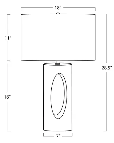Regina Andrew Portia Marble Table Lamp | Thumbnail 5 Regina Andrew Portia Marble Table Lamp | Thumbnail 5