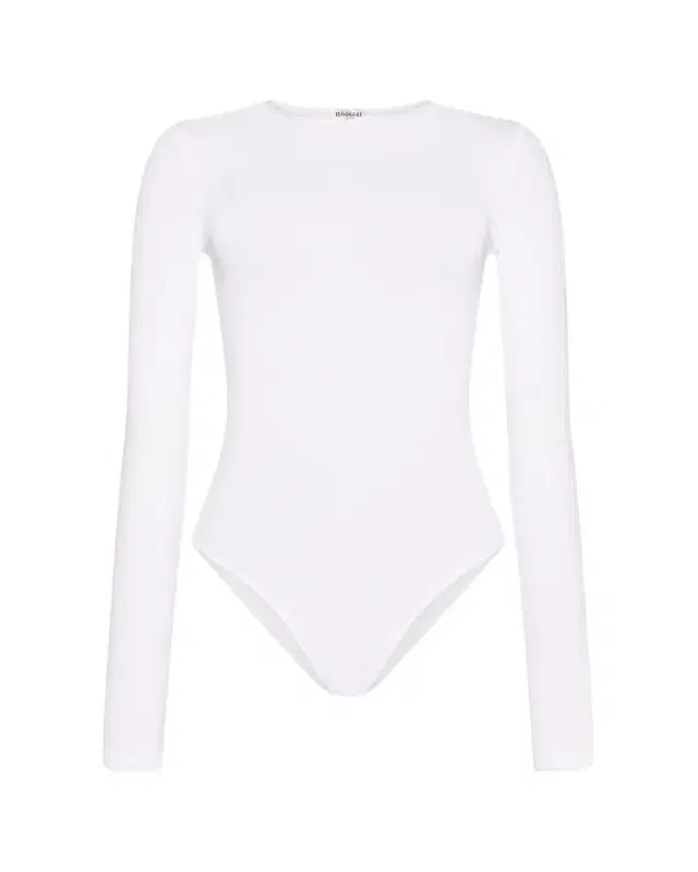 Wolford Jewel Neck Long-Sleeve Bodysuit