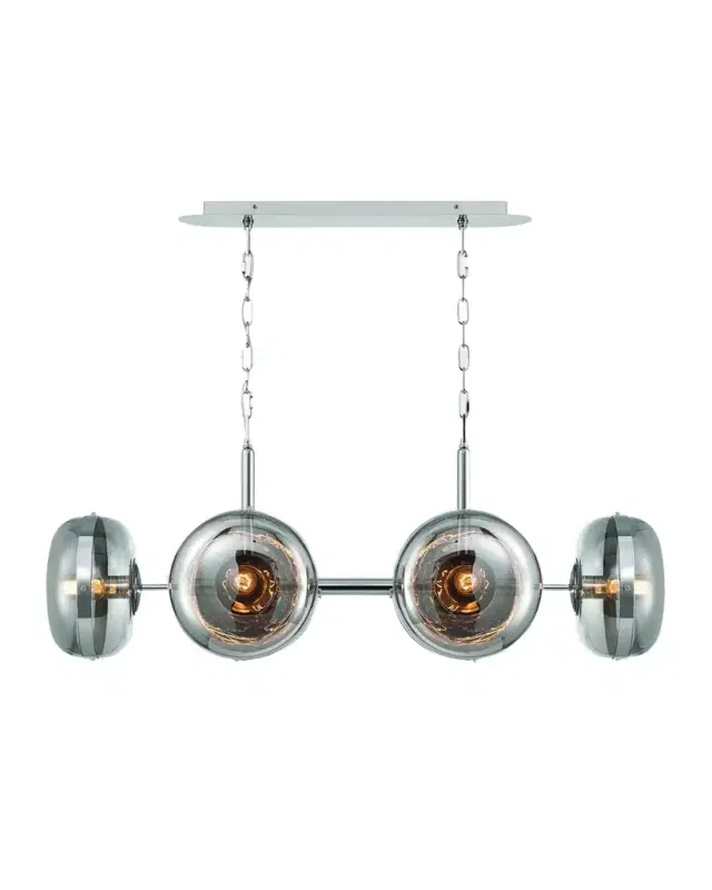 Eurofase Nottingham 6-Light Chandelier In Nickel