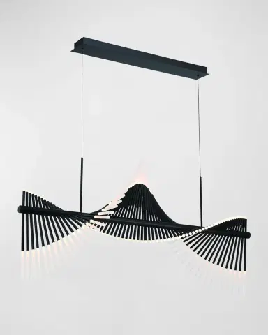 Eurofase Voltik 59" 144-Light Integrated LED Chandelier | Thumbnail 2 Eurofase Voltik 59" 144-Light Integrated LED Chandelier | Thumbnail 2