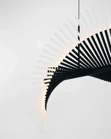 Eurofase Voltik 59" 144-Light Integrated LED Chandelier | Thumbnail 3 Eurofase Voltik 59" 144-Light Integrated LED Chandelier | Thumbnail 3