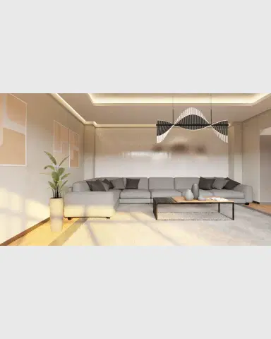 Eurofase Voltik 59" 144-Light Integrated LED Chandelier | Thumbnail 6 Eurofase Voltik 59" 144-Light Integrated LED Chandelier | Thumbnail 6