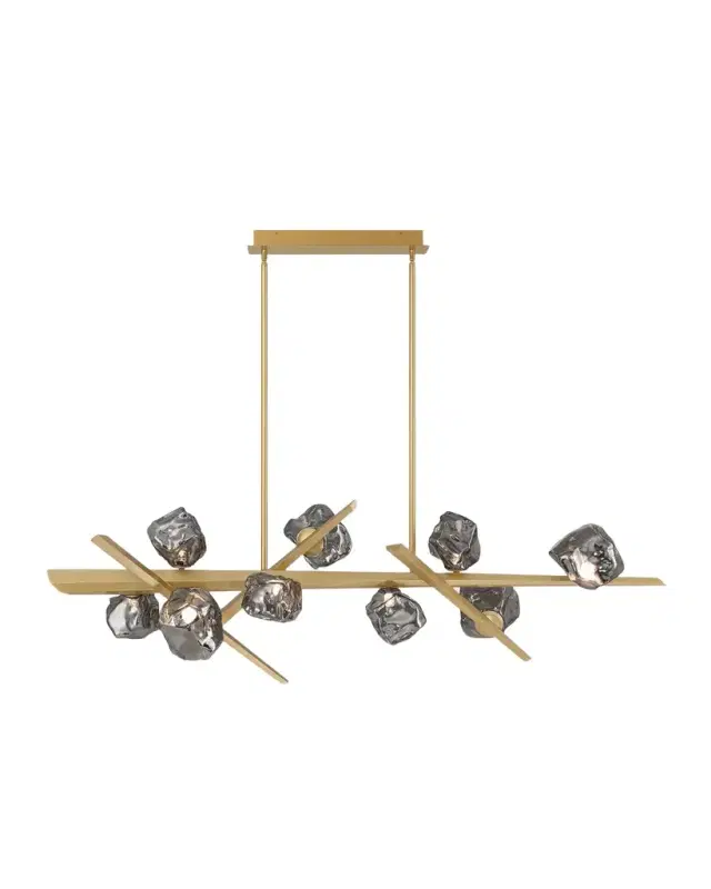 Eurofase Thorah 9-Light LED Golden Chandelier