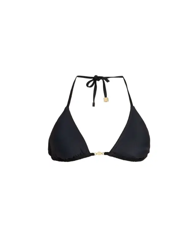 L'AGENCE Kristin Solid Triangle Bikini Top