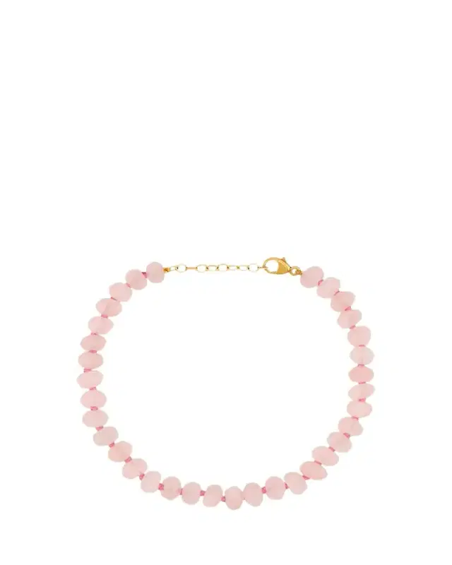 JIA JIA Oracle Rose Quartz Gemstone Bracelet