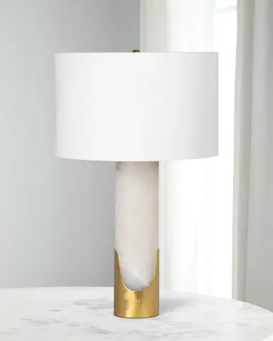 Regina Andrew Sacha 27" Alabaster Table Lamp | Thumbnail 1