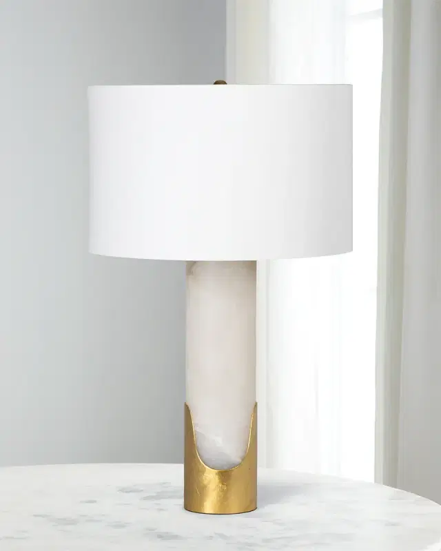 Regina Andrew Sacha 27" Alabaster Table Lamp