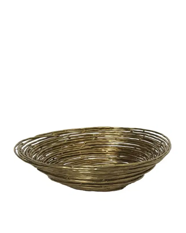 Regina Andrew Brass Nest Bowl