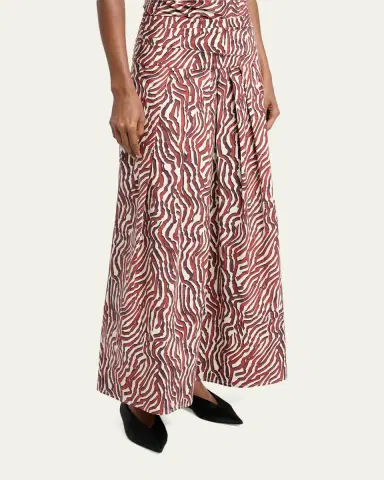 Proenza Schouler White Label Nessa Maxi Skirt in Poplin | Thumbnail 4 Proenza Schouler White Label Nessa Maxi Skirt in Poplin | Thumbnail 4