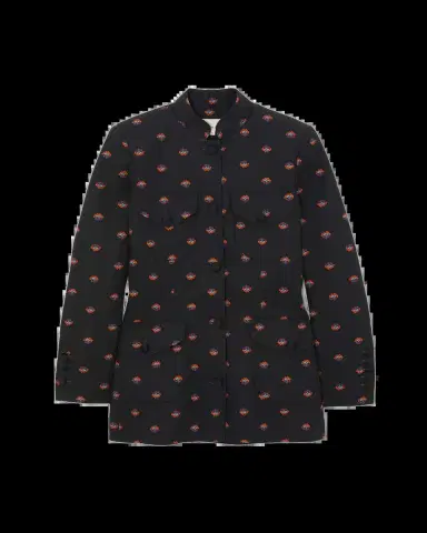 LIBEROWE Raja Floral Cotton Single-Breasted Jacket | Thumbnail 2