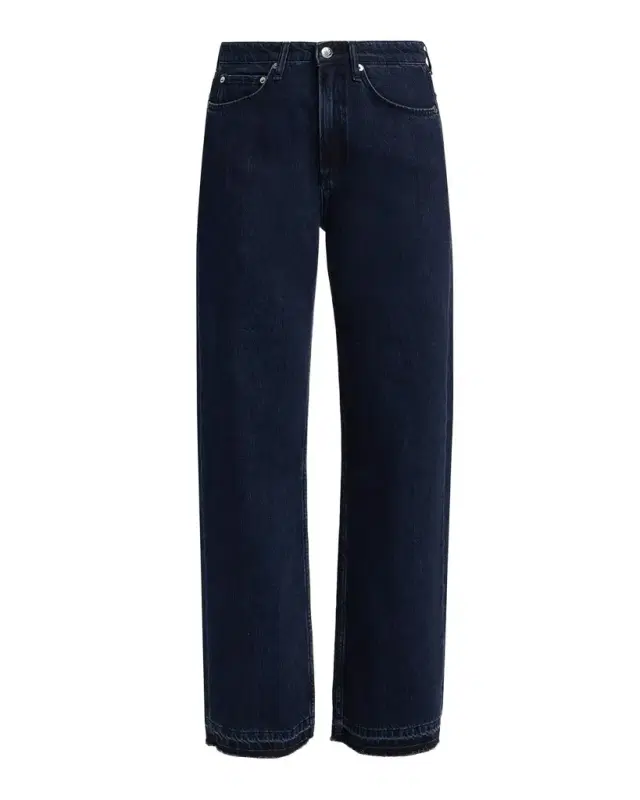 rag & bone Logan Mid-Rise Wide-Leg Jeans