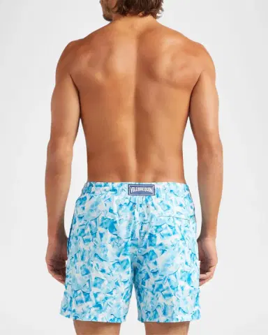 Vilebrequin Men's Abstract Turtles Swim Shorts | Thumbnail 3