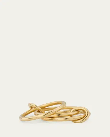 Spinelli Kilcollin Solarium Yellow Gold Three Linked Ring | Thumbnail 3
