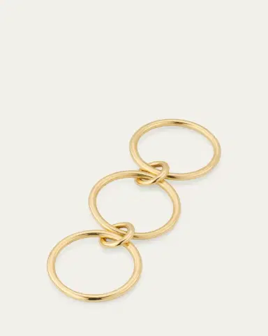 Spinelli Kilcollin Solarium Yellow Gold Three Linked Ring | Thumbnail 4