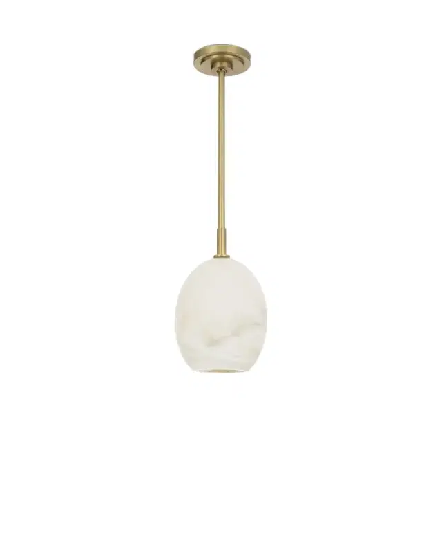 Regina Andrew Artemis 8" Faux Alabaster Pendant