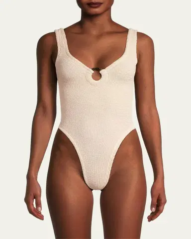 Hunza G Celine One-Piece Swimsuit | Thumbnail 4 Hunza G Celine One-Piece Swimsuit | Thumbnail 4