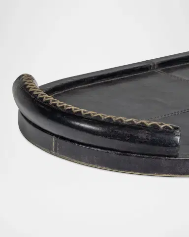 Regina Andrew Forte Leather Oval Tray | Thumbnail 4 Regina Andrew Forte Leather Oval Tray | Thumbnail 4