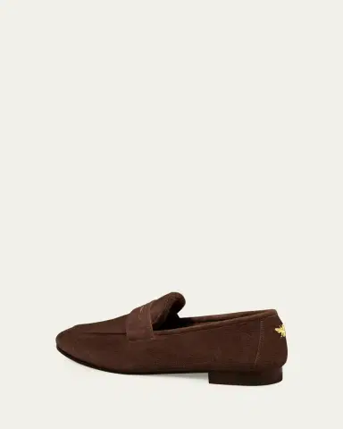 Bougeotte Flaneur Suede Penny Loafers | Thumbnail 2