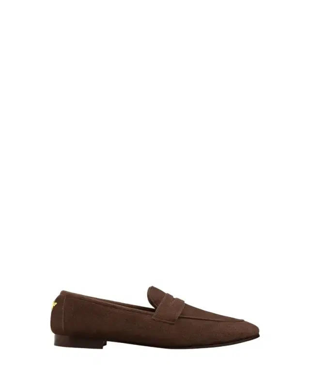 Bougeotte Flaneur Suede Penny Loafers
