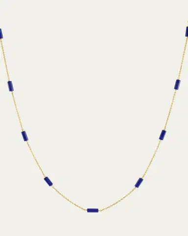 Anabel Aram Jewelry Forza Long Lapis Chain Necklace | Thumbnail 2 Anabel Aram Jewelry Forza Long Lapis Chain Necklace | Thumbnail 2