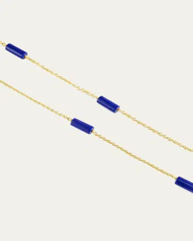 Anabel Aram Jewelry Forza Long Lapis Chain Necklace | Thumbnail 3 Anabel Aram Jewelry Forza Long Lapis Chain Necklace | Thumbnail 3