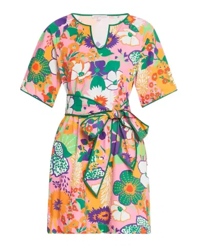 Frances Valentine Doris Floral-Print Cotton Mini Dress | Thumbnail 1