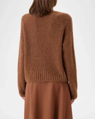 Akris Cashmere-Silk Boucle Knit Sweater | Thumbnail 3