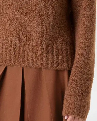 Akris Cashmere-Silk Boucle Knit Sweater | Thumbnail 5