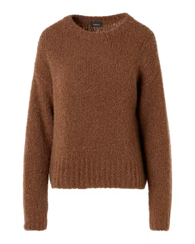 Akris Cashmere-Silk Boucle Knit Sweater | Thumbnail 1