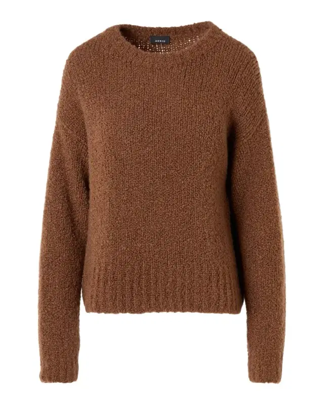 Akris Cashmere-Silk Boucle Knit Sweater