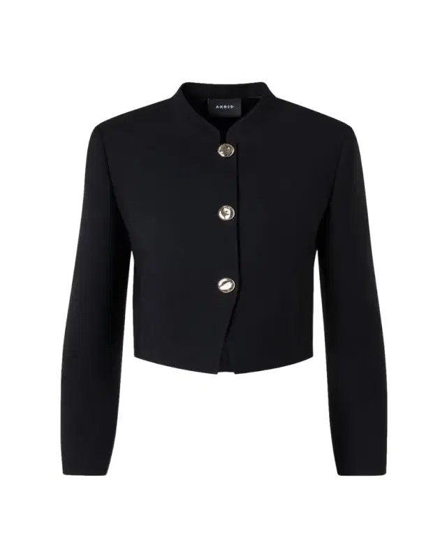 Akris Kadet Short Wool Jacket