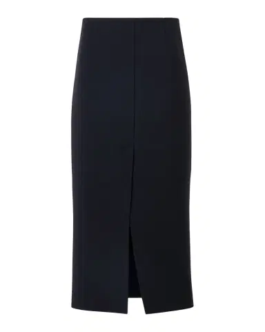 Akris Wool Double-Face Slit Midi Pencil Skirt | Thumbnail 1 Akris Wool Double-Face Slit Midi Pencil Skirt | Thumbnail 1