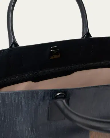 Akris Ai Medium Colorblock Leather Tote Bag | Thumbnail 2