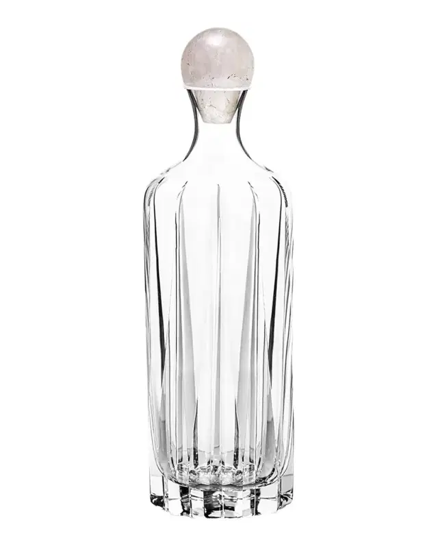 ANNA New York Elevo Crystal & Agate Decanter