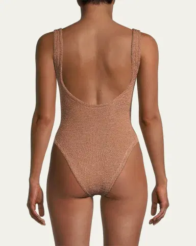 Hunza G Domino One-Piece Swimsuit | Thumbnail 3 Hunza G Domino One-Piece Swimsuit | Thumbnail 3