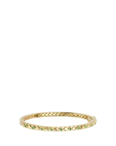 Orly Marcel 18K Ajna Bangle with Emeralds | Thumbnail 1
