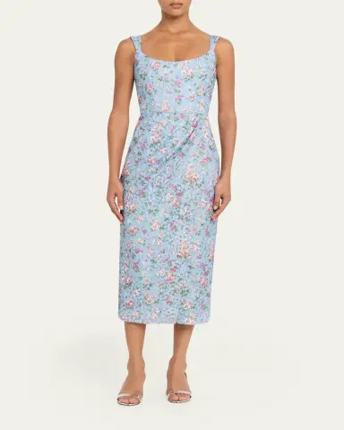 Markarian Marla Floral-Lace Wrap Midi Dress | Thumbnail 2 Markarian Marla Floral-Lace Wrap Midi Dress | Thumbnail 2