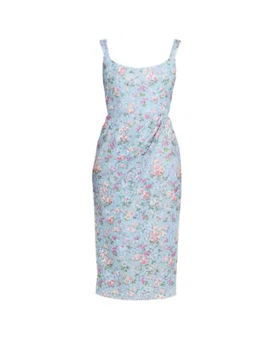 Markarian Marla Floral-Lace Wrap Midi Dress | Thumbnail 1 Markarian Marla Floral-Lace Wrap Midi Dress | Thumbnail 1