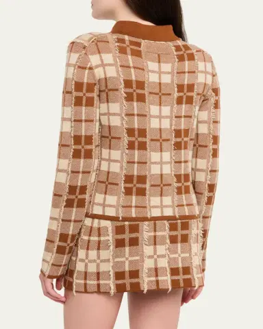 Guest In Residence Fringe Plaid Elle Shirt | Thumbnail 3 Guest In Residence Fringe Plaid Elle Shirt | Thumbnail 3