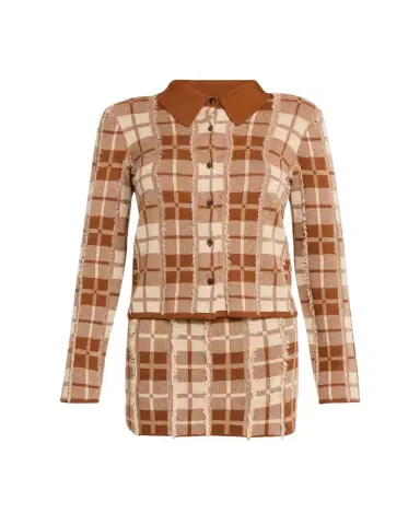 Guest In Residence Fringe Plaid Elle Shirt | Thumbnail 1 Guest In Residence Fringe Plaid Elle Shirt | Thumbnail 1