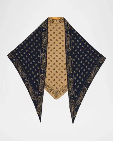 Guest In Residence The Wild Rag Silk-Blend Scarf | Thumbnail 5